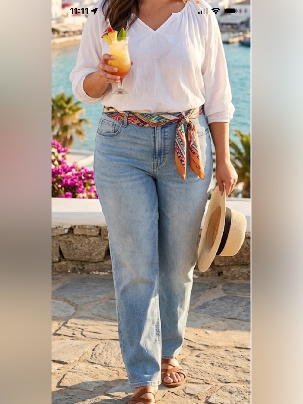 Goodfellow & Co Light Blue Straight-Leg Jeans